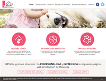 Tablet Screenshot of laceriaservigal.es